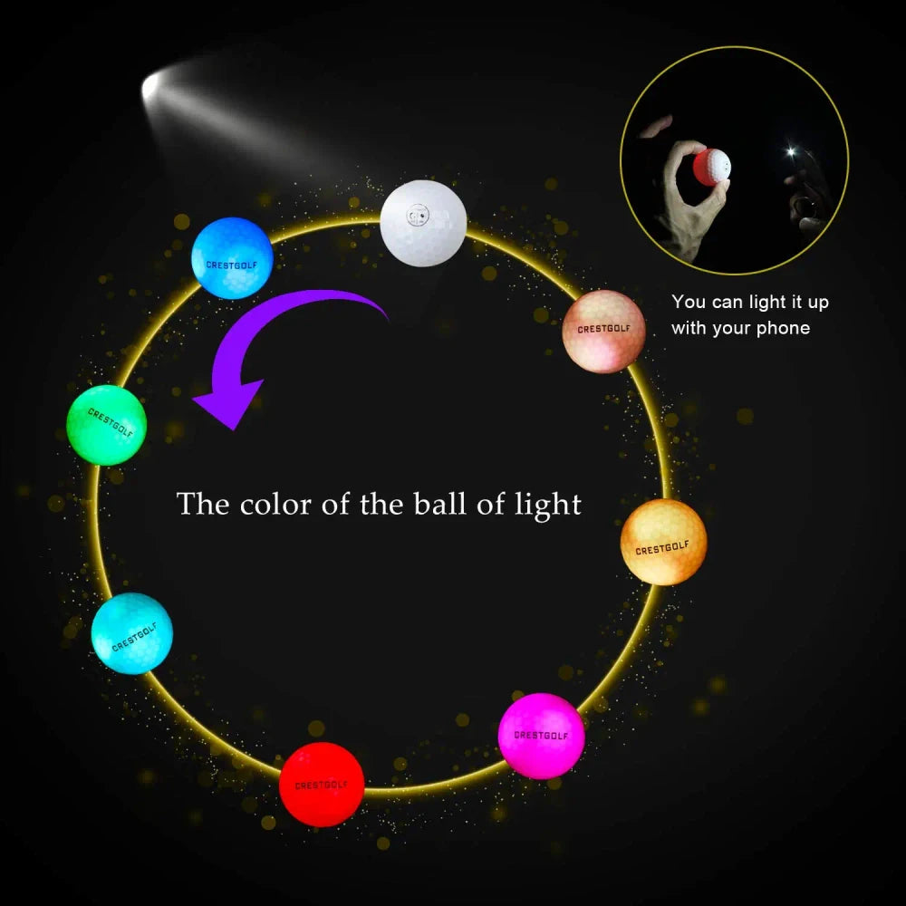 LED Golf Balls 6 Pack